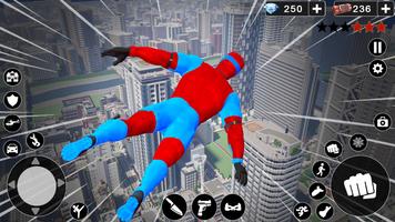 Spider Hero Rope Game Affiche