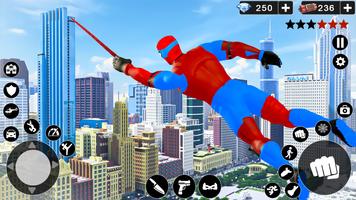 Spider Hero Rope Game capture d'écran 1