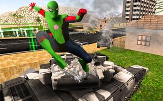 Spider Rope Man Street Fighter: Superhero Games Ekran Görüntüsü 1
