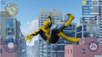 Flying Spider Rope Hero Poster