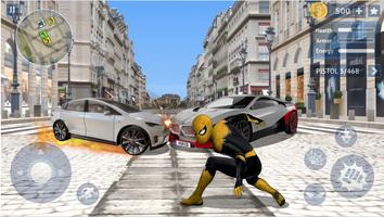 Flying Spider Rope Hero captura de pantalla 1