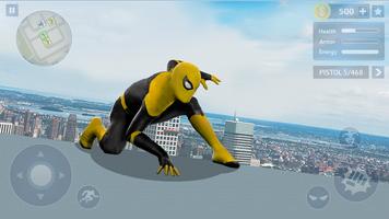 Flying Spider Rope Hero capture d'écran 2