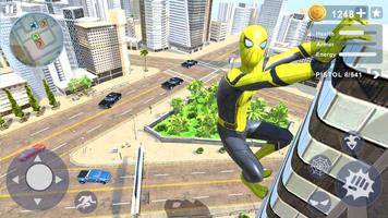 Flying Spider Rope Hero - Gangster Crime City capture d'écran 3