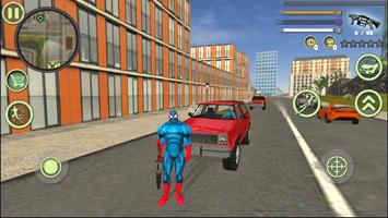 Super Spider Rope Man hero: Crime City Gangster-poster