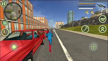 Super Spider Rope Man hero: Crime City Gangster 截图 1