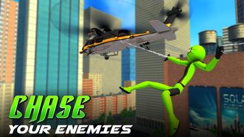 Spider-man: Stickman Rope Hero imagem de tela 3