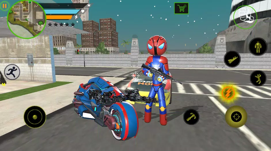 Raposa fazer tiro ao robô de bicicleta jogo robô - Download do APK para  Android