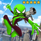 Spider Stickman Rope Hero 2 - Vegas Gangster Crime icône