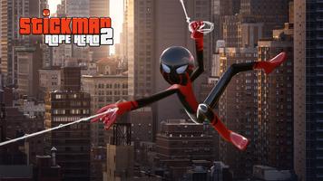 Spider Stickman Rope Hero 2 - Vegas Gangster Crime Affiche