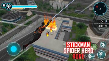Stickman Spider Hero Rope: Strange Stick Man captura de pantalla 3
