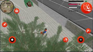 Stickman Spider Rope Hero Gangstar vegas Crime تصوير الشاشة 1