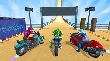 Spider Superhero Bike Stunt ảnh chụp màn hình 1
