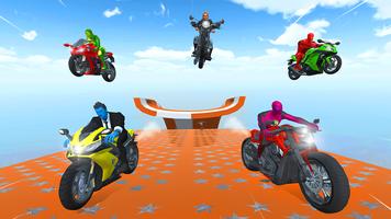 Spider Superhero Bike Stunt ảnh chụp màn hình 2