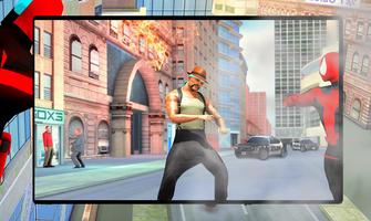 Trick Spider Hero - Rope Fighting Gangster imagem de tela 3
