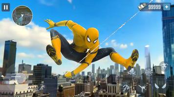 برنامه‌نما Super Spider Rope - Vegas Crime Rope Hero عکس از صفحه