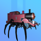 Scary Spider choo train horror icône