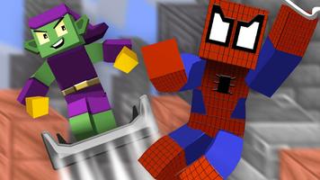 SpiderCraft - Superhero for Minecraft PE Affiche
