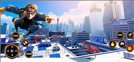 Spider Fight Shinobi Hero Game постер