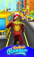Subway Spider Endless Hero Run captura de pantalla 3