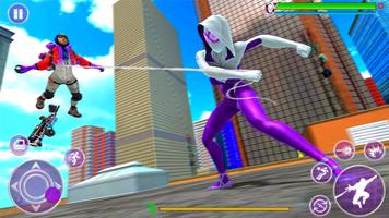Spider-Girl 3D Fight Simulator скриншот 1