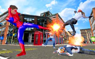 Spider Hero Fighter Rope Crime capture d'écran 1