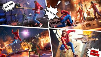 Spider Hero Fighter 截图 1