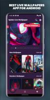 Spider 4K Man Live Wallpaper Affiche