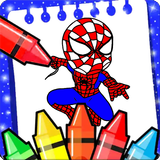 spider adventures coloring sup