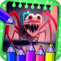 Spider Train Survival Coloring