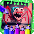 Spider Train Survival Coloring icono