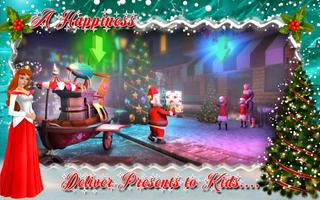 Christmas Car Rush Gifts Delivery: Santa New Game تصوير الشاشة 2