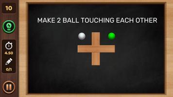 Brain Physics Puzzles : Ball Line Love It On capture d'écran 2
