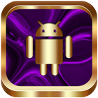 Abstract Violet theme أيقونة