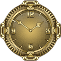 Gold Clock widget