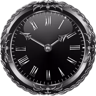 Graphite Clock widget Graphite Clock widget