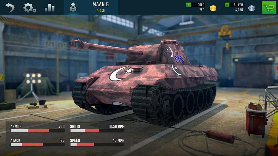 Android 用の Battleship Of Tanks Tank War Game 21 Apk をダウンロード