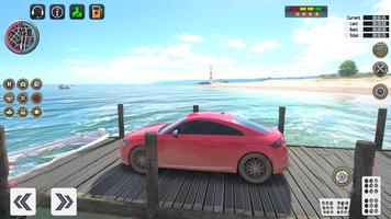 GT Car Race Game -Water Surfer постер