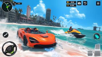 GT Car Race Game -Water Surfer تصوير الشاشة 1