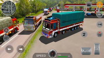 Indian Truck Wali gra offline plakat