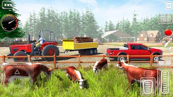 Farmer Tractor Driving Games capture d'écran 3