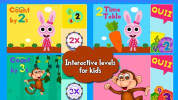 Learn Time Table - Fun Kids Learning Maths Jeu Affiche