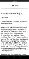 Cessation Sutta - Buddhism screenshot 1