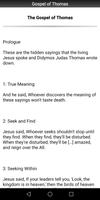 Gospel of Thomas syot layar 1