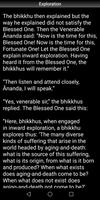 Exploration Sutta - Buddhism screenshot 2