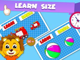 Shapes Colors Size - Interactive Games for Kids ภาพหน้าจอ 1