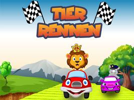 Tierrennen - Kinderspiel Plakat