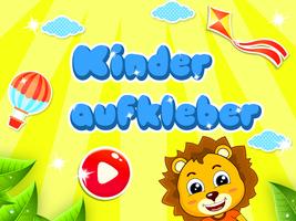 Aufkleber für Kinder - Kinderalltag lernen Plakat