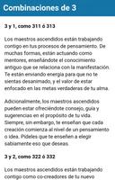 Numeros angelicales - Los mensajes de los números captura de pantalla 2
