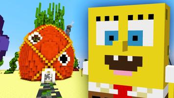 Bikini Bottom Maps and Mod for Minecraft PE capture d'écran 1