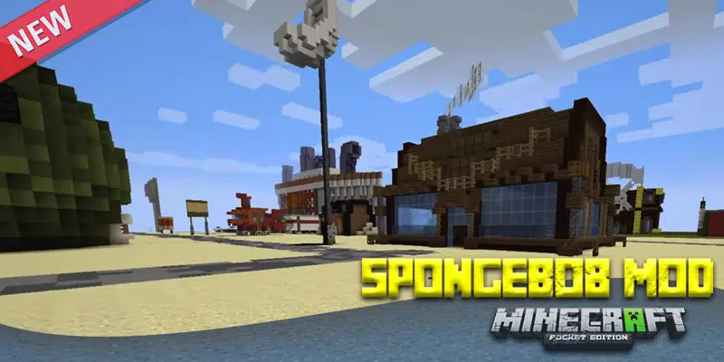 Sponge Bob Minecraft - Bikini Bottom MCPE Mods APK for Android